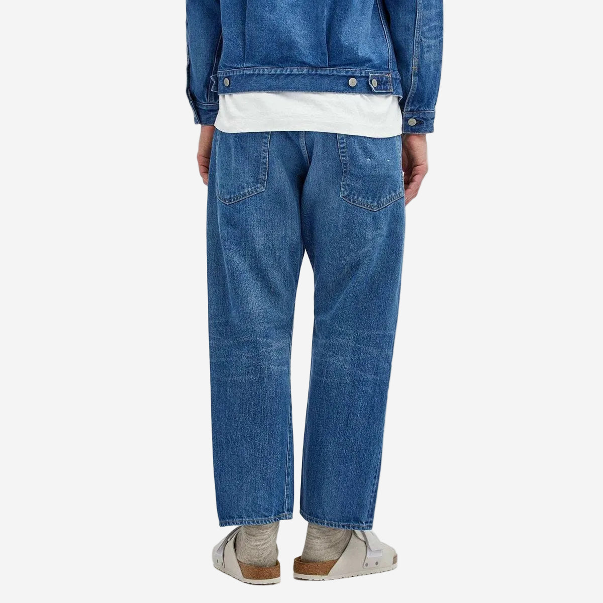 108USD - Type Loose Ankle 13oz Selvedge - Used Indigo