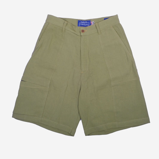 10 Year - Tae Wide Cargo Shorts - Olive Twill
