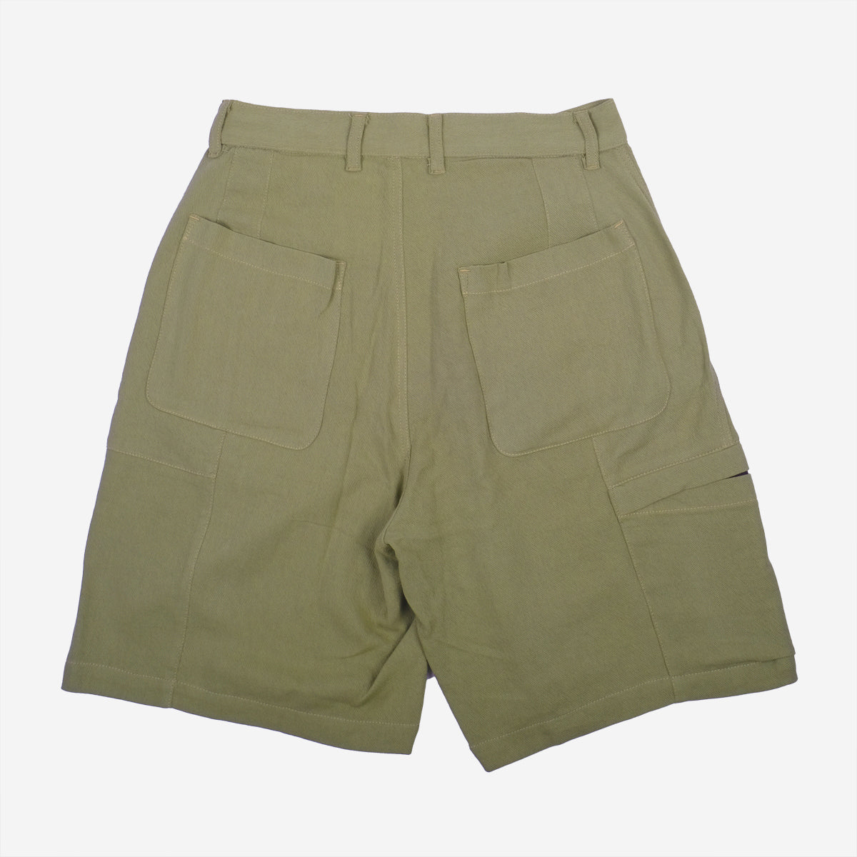 10 Year - Tae Wide Cargo Shorts - Olive Twill