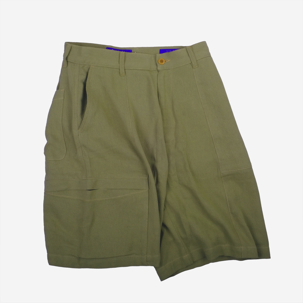 10 Year - Tae Wide Cargo Shorts - Olive Twill