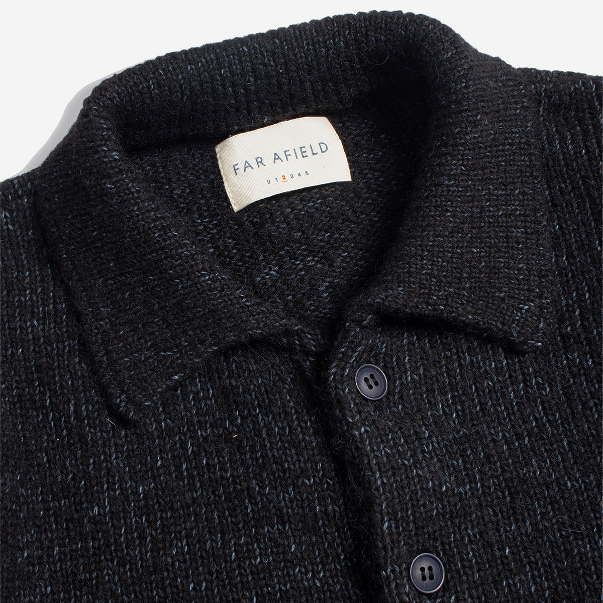10 YEAR - Brewer Wool Knitted Cardigan - Grey Fleck