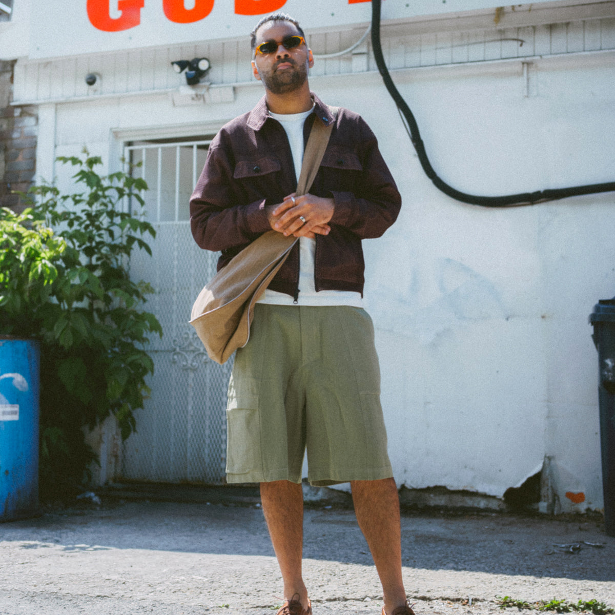 10 Year - Tae Wide Cargo Shorts - Olive Twill