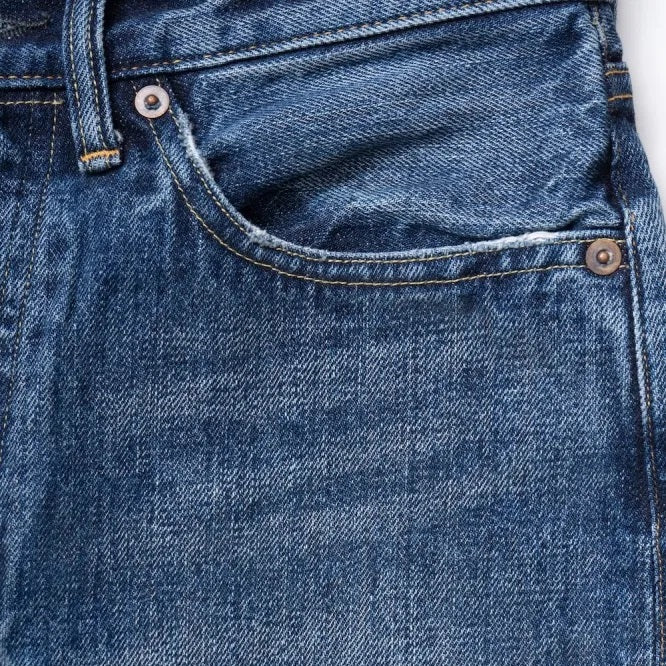 108USD - Type Loose Ankle 13oz Selvedge - Used Indigo