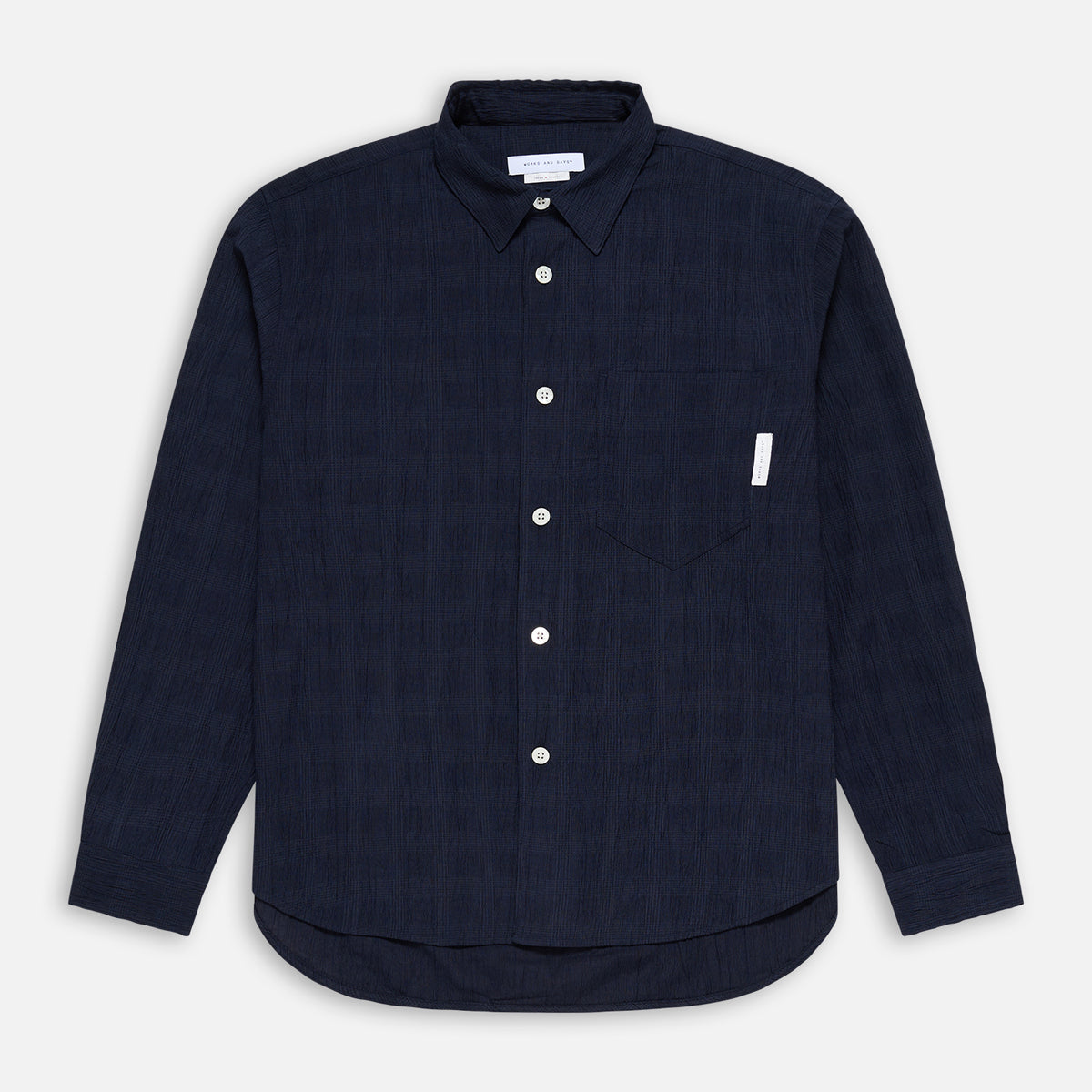 REGEN® Washed Rayon Classic Shirt - Navy