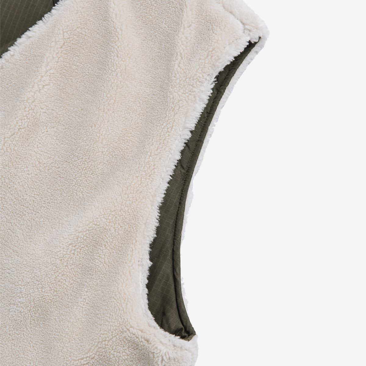 Military Reversible Down x BOA Fleece Vest - Paint Camo x Mocha