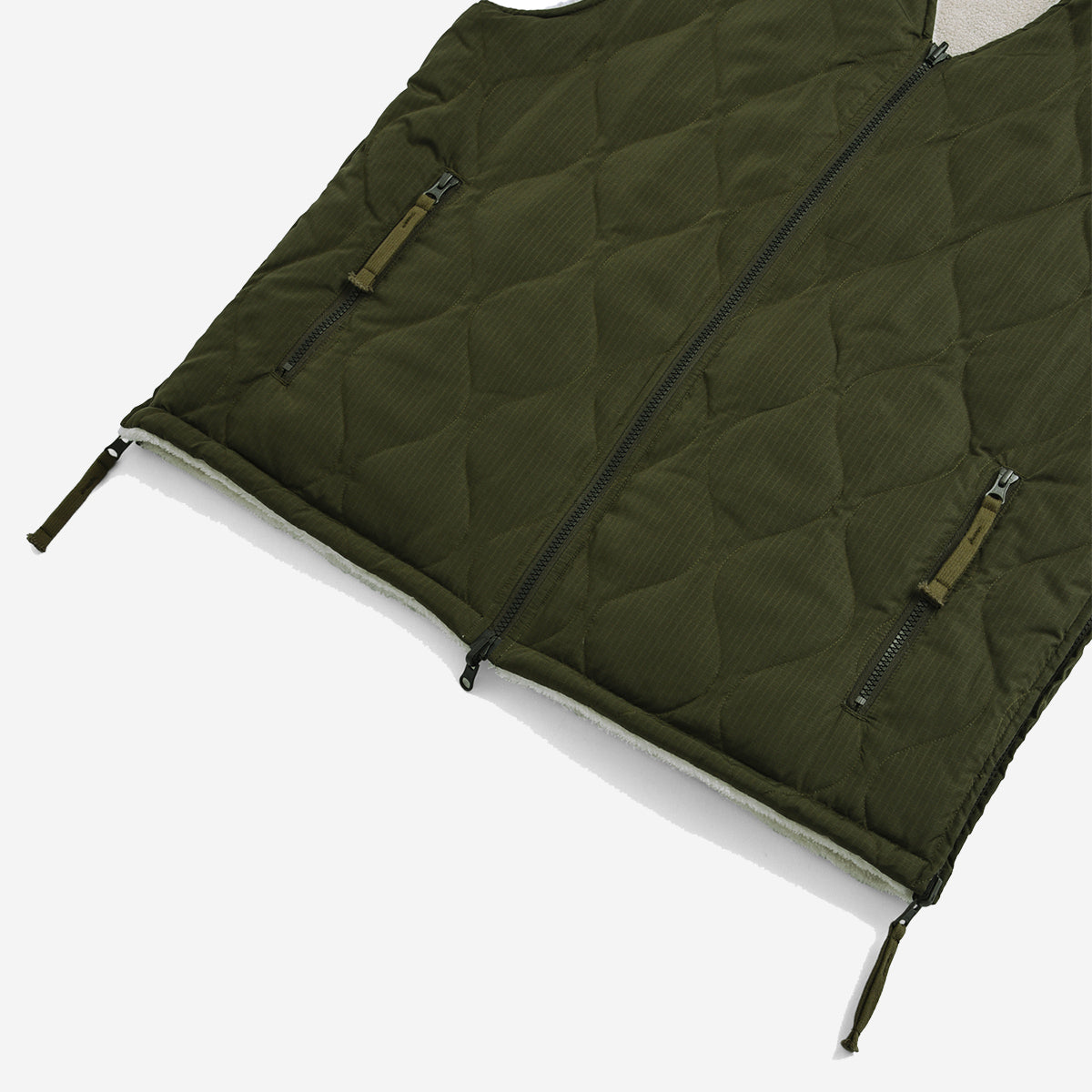 Military Reversible Down x BOA Fleece Vest - Paint Camo x Mocha