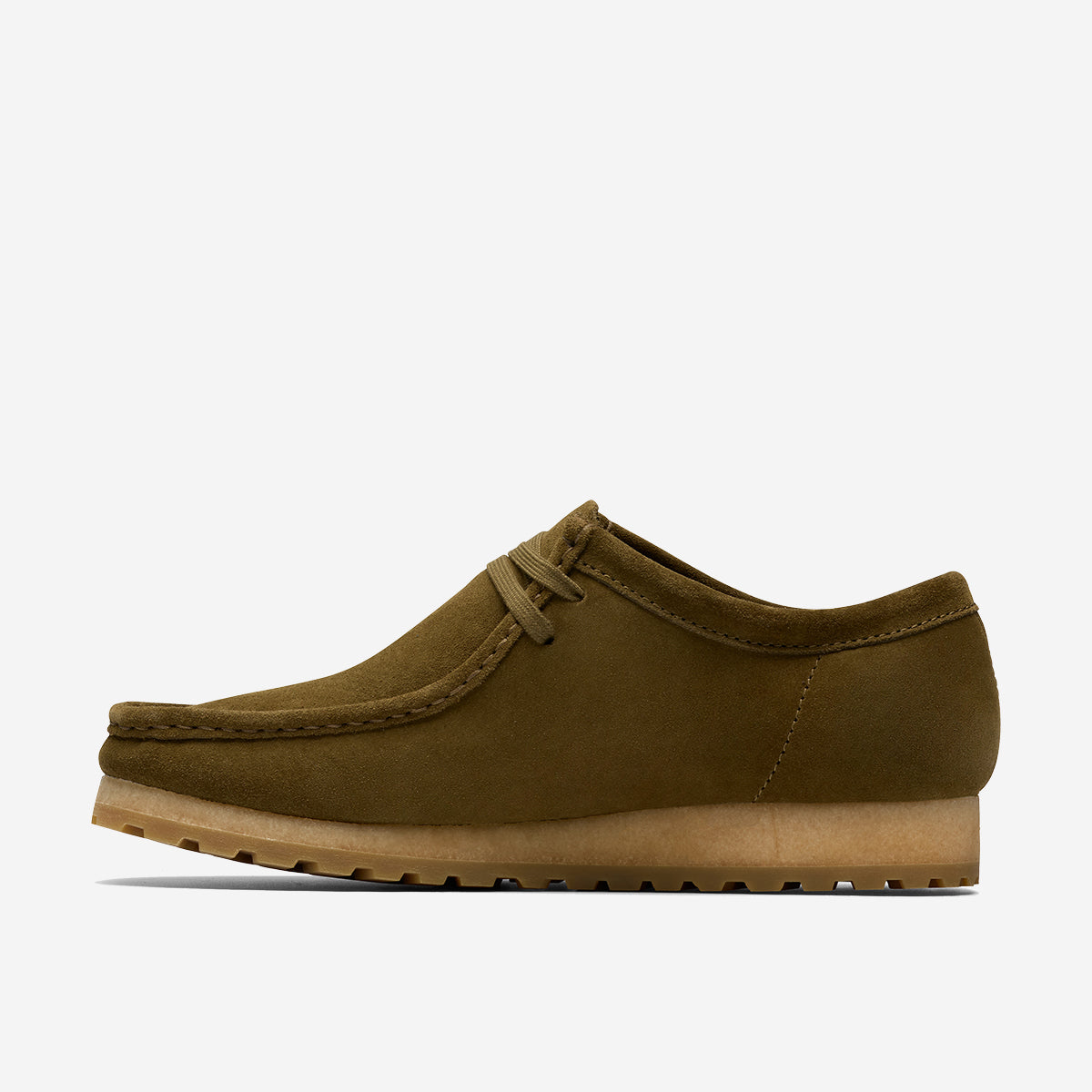 Wallabee RB Suede Derby Shoes - Olive