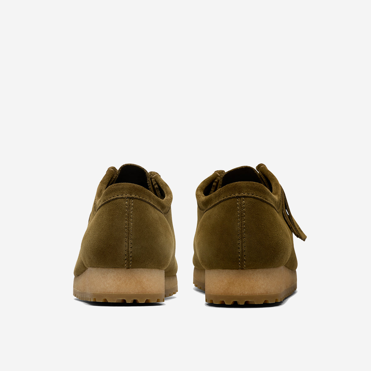 Wallabee RB Suede Derby Shoes - Olive
