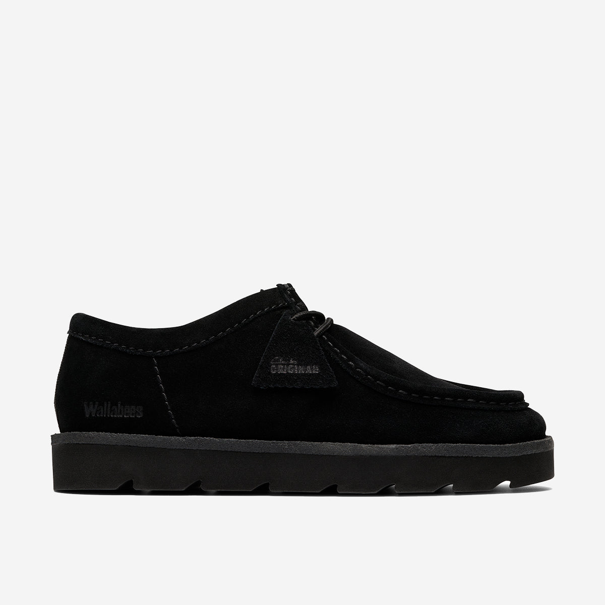 Meare Walla Suede Derby Shoes - Black