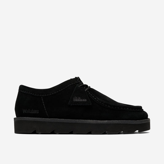 Meare Walla Suede Derby Shoes - Black