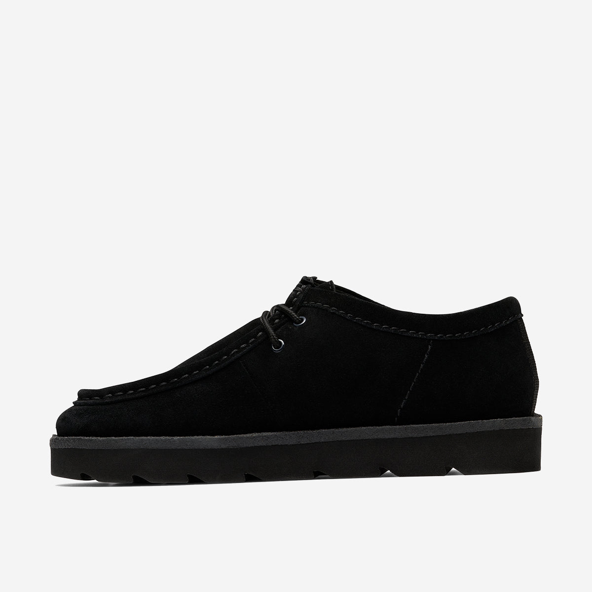 Meare Walla Suede Derby Shoes - Black