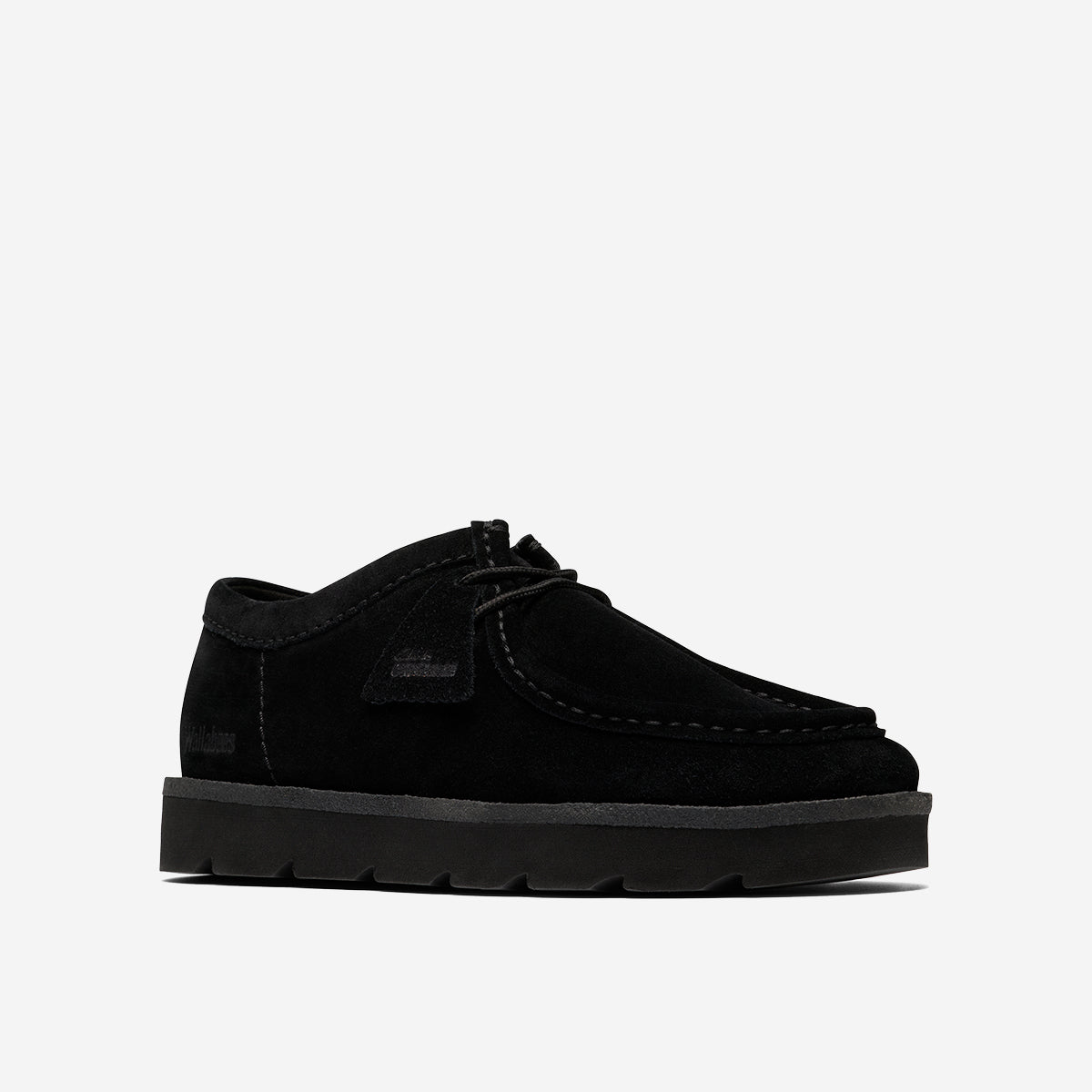 Meare Walla Suede Derby Shoes - Black