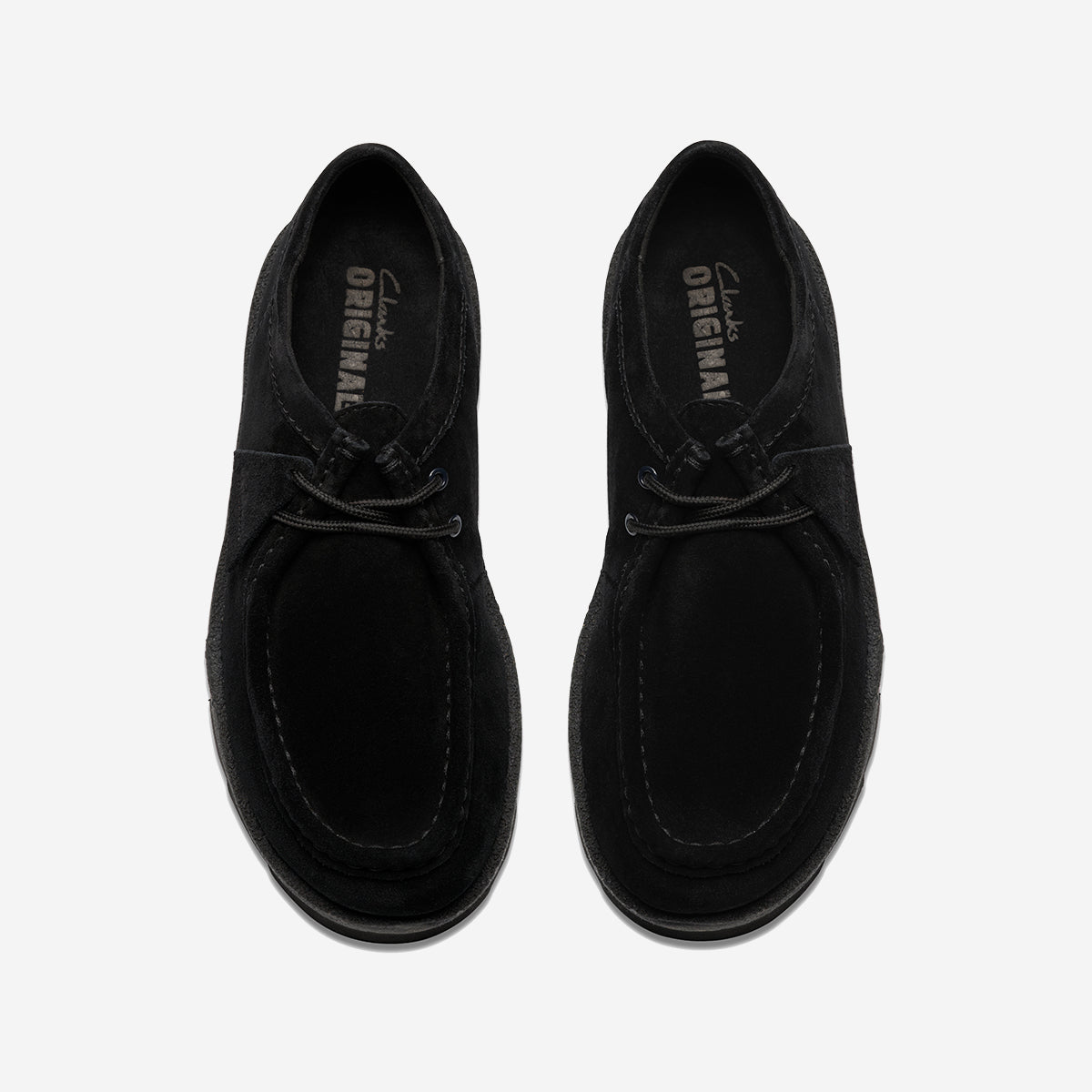Meare Walla Suede Derby Shoes - Black