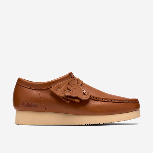 Wallabee 2604 Leather Derby Shoes - Brown