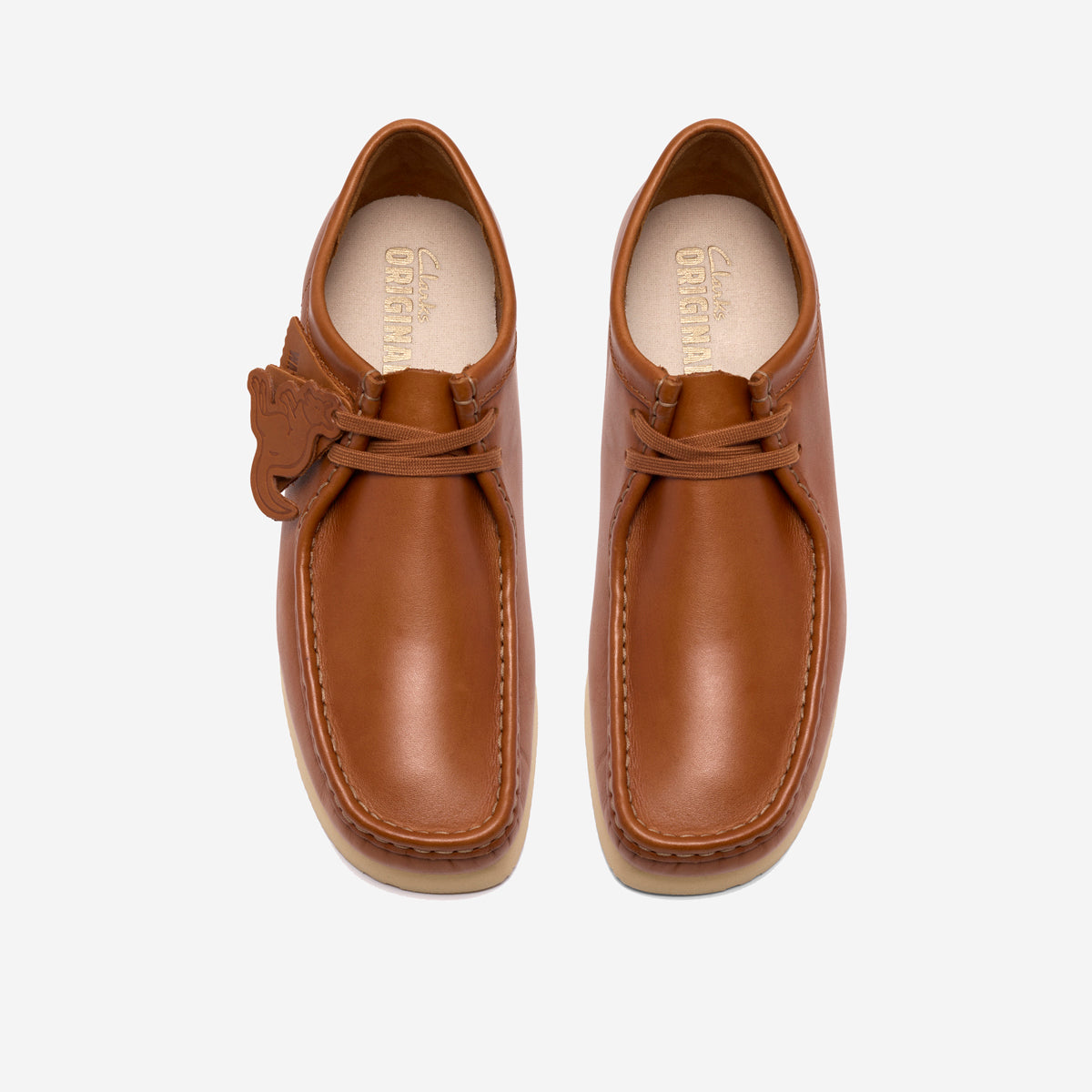 Wallabee 2604 Leather Derby Shoes - Brown