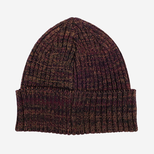 5-Colour Mix Rib Wool Watch Cap Beanie - Multi