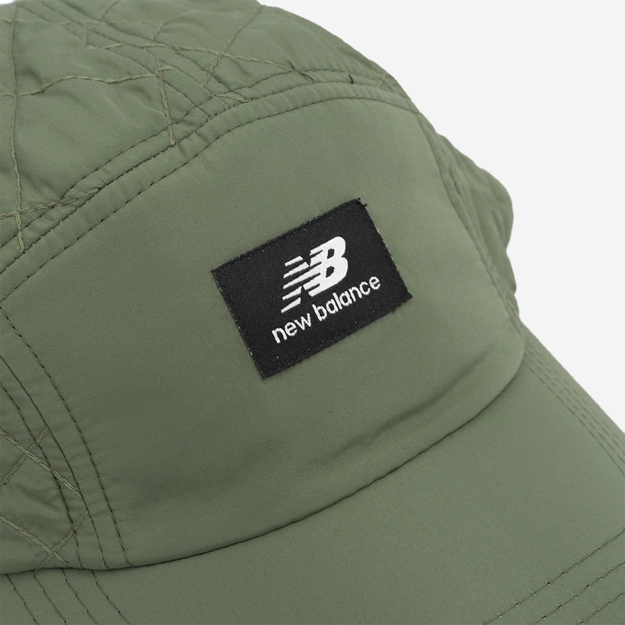 5-Panel Quilted Cap - Deep Olive
