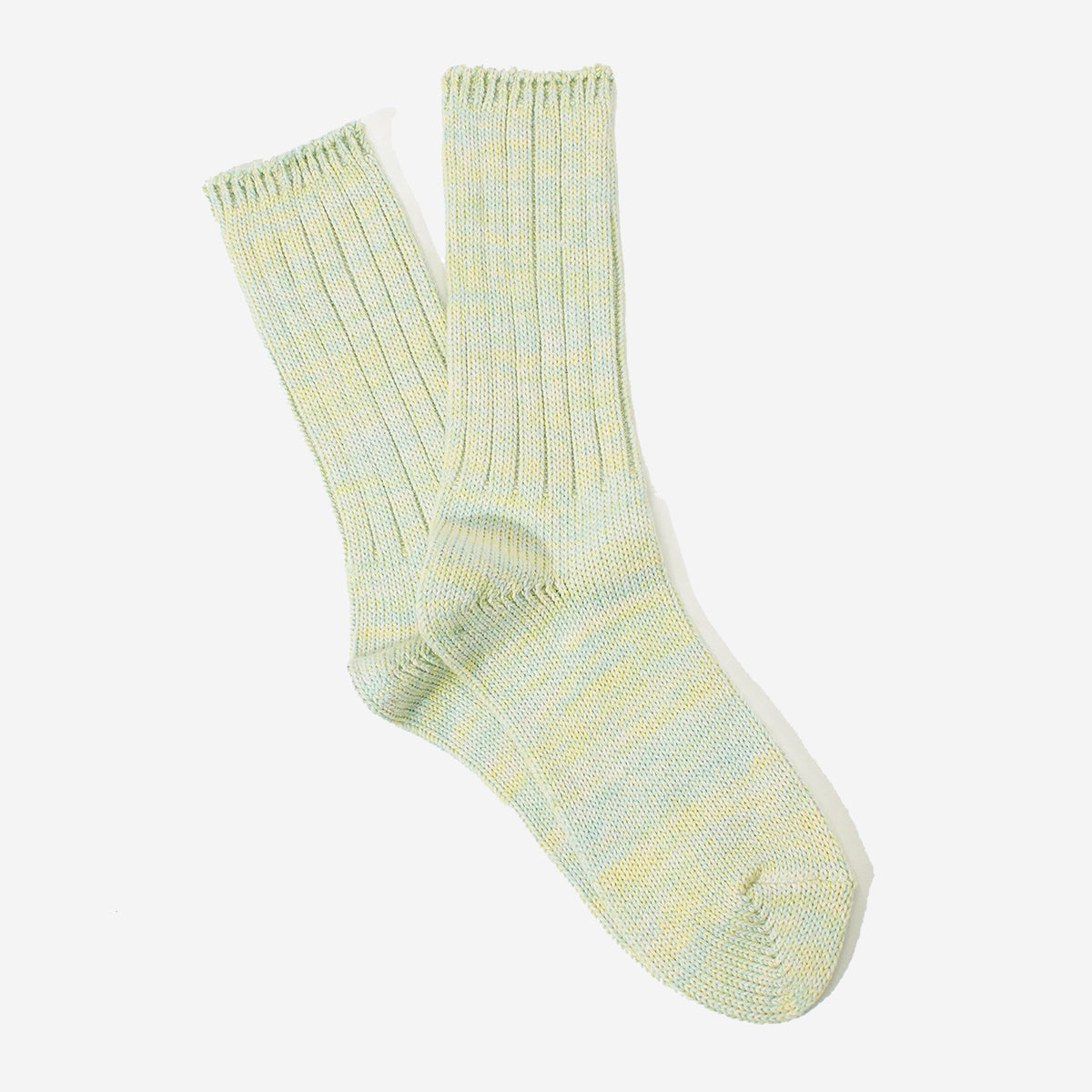 5 Colour Mix Crew Socks - Ivory