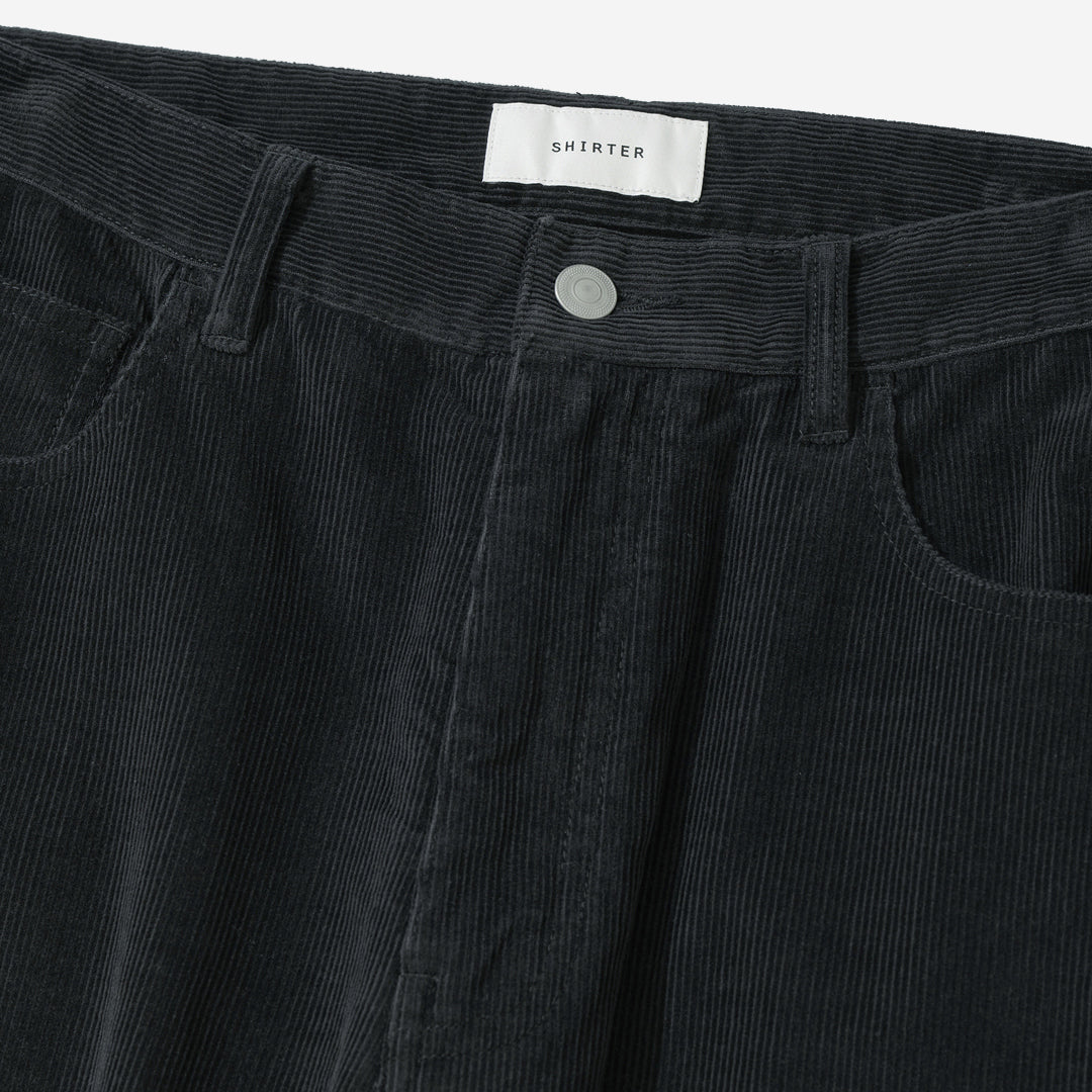 5-Pocket Corduroy Pants - Charcoal