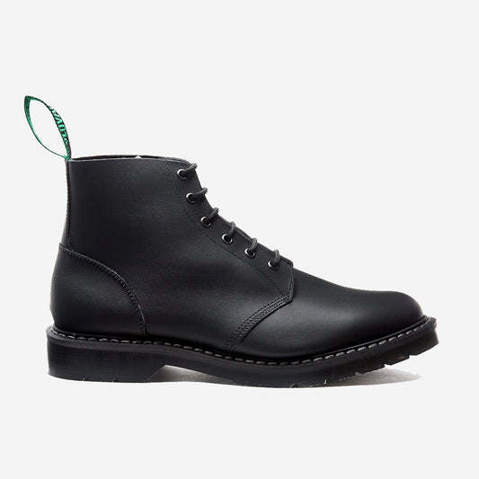 6 Eye Derby Astronaut Boot - Black Greasy