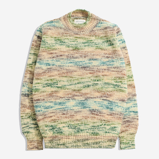 Dieter Loco Wool Knit Sweater - Stone/Multi