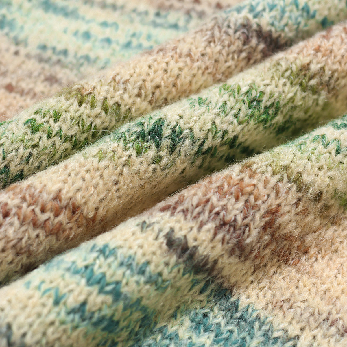 Dieter Loco Wool Knit Sweater - Stone/Multi