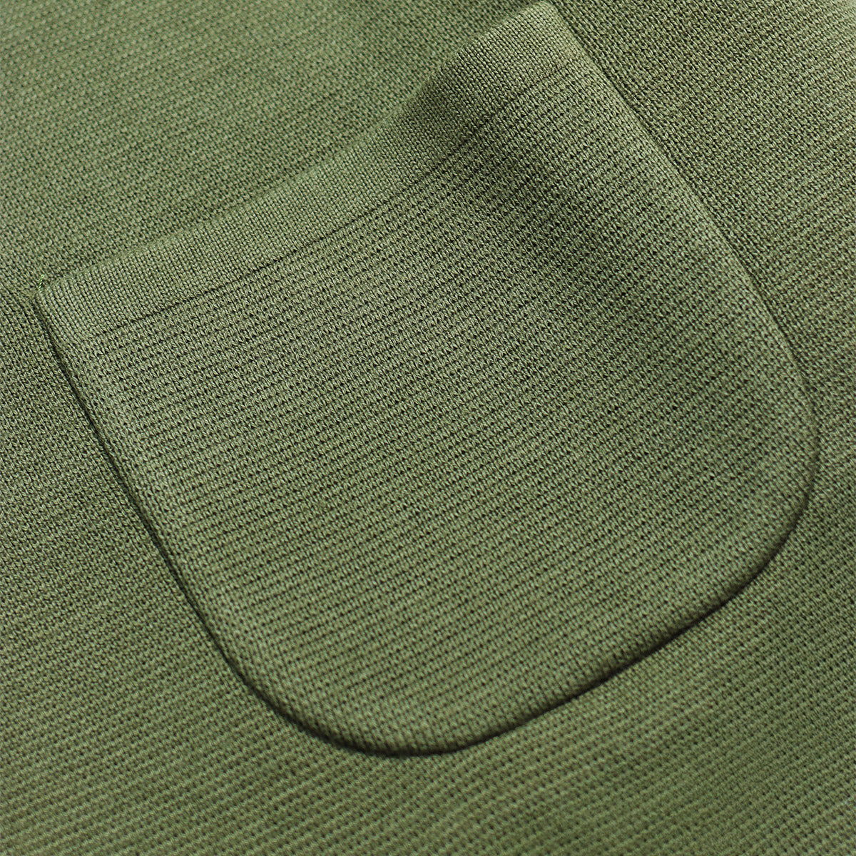 Station Organic Cotton Cardigan - Green