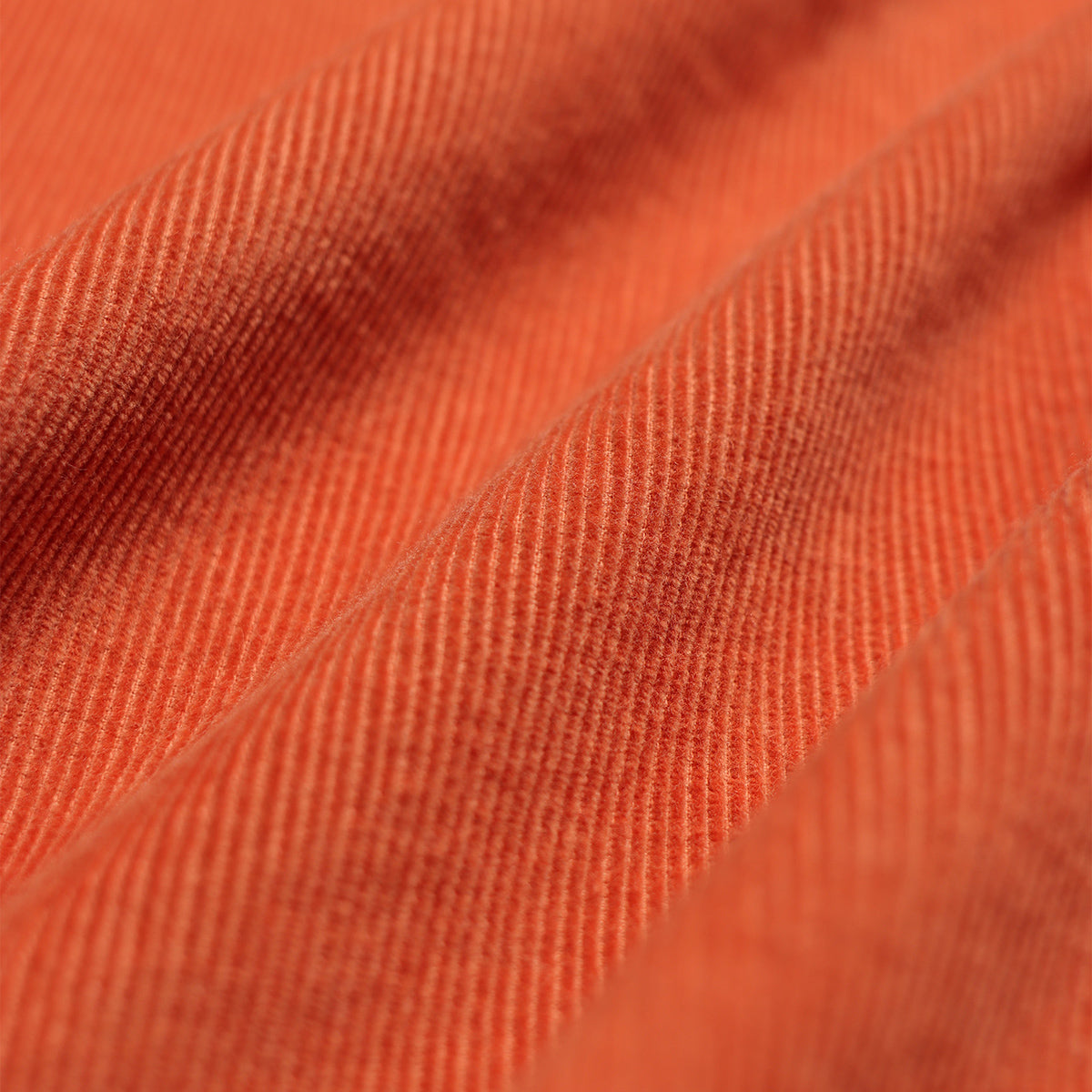 Classic Two Pocket Corduroy Shirt - Burnt Orange