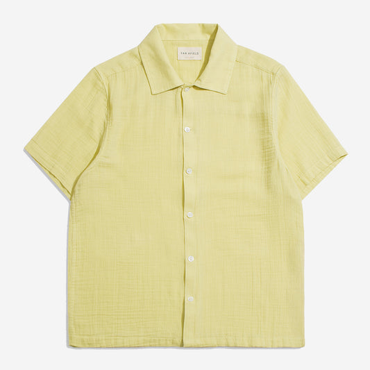 Busey Double Cloth S/S Shirt - Dusk Yellow