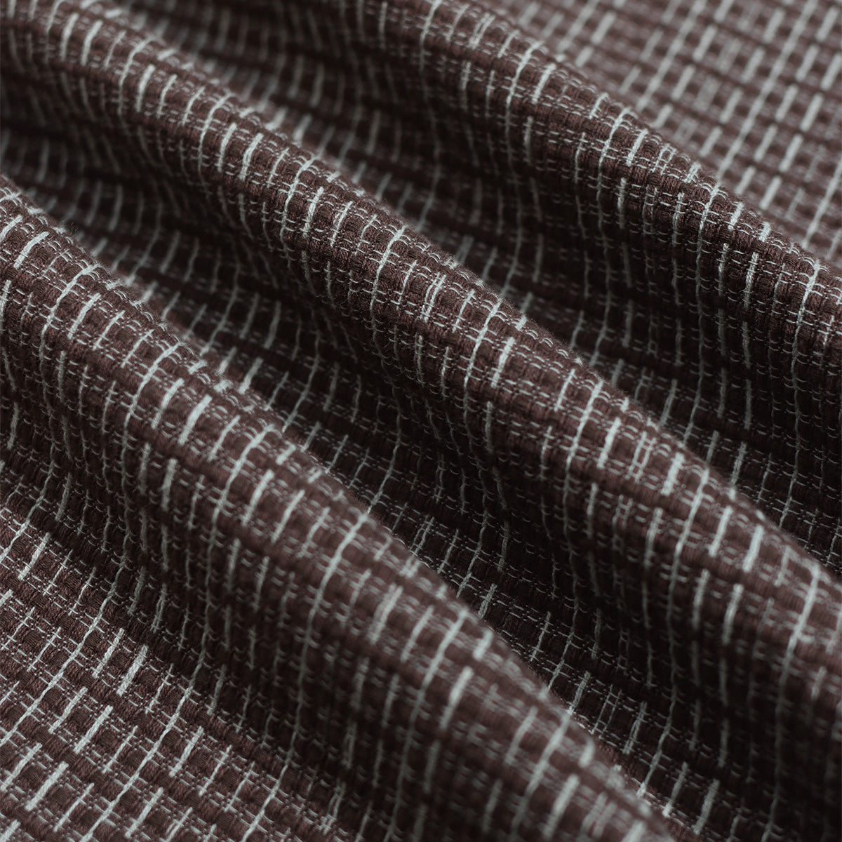 Busey Dobby Linear Shirt - Brown/Stone