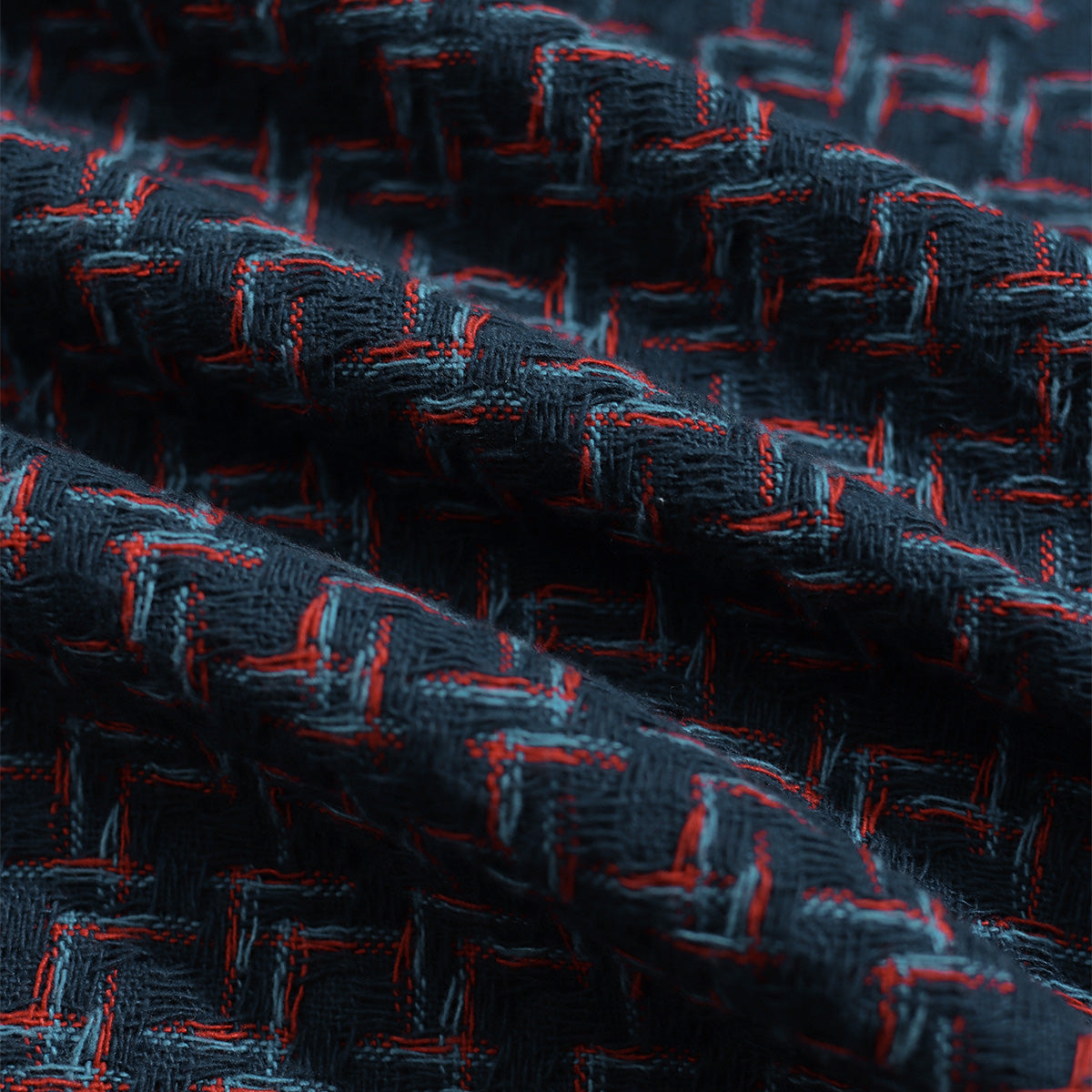 Busey Dobby Architect Shirt - Navy/Red/Blue