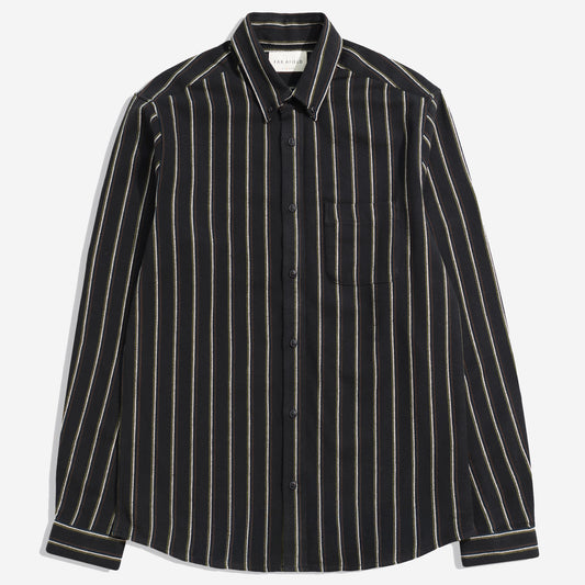 Mod Brushed Kuki Stripe Shirt - Grey/Multi
