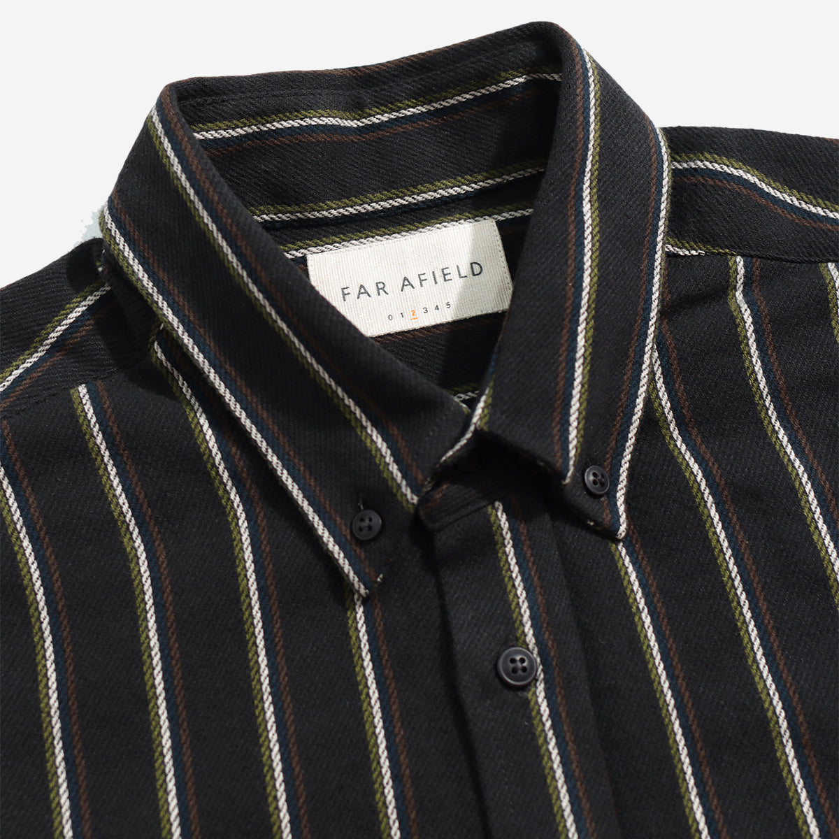Mod Brushed Kuki Stripe Shirt - Grey/Multi