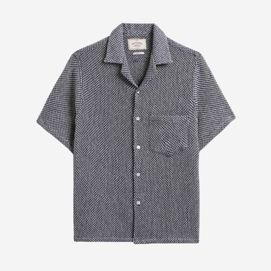Agora Knit S/S Vacation Shirt - Navy