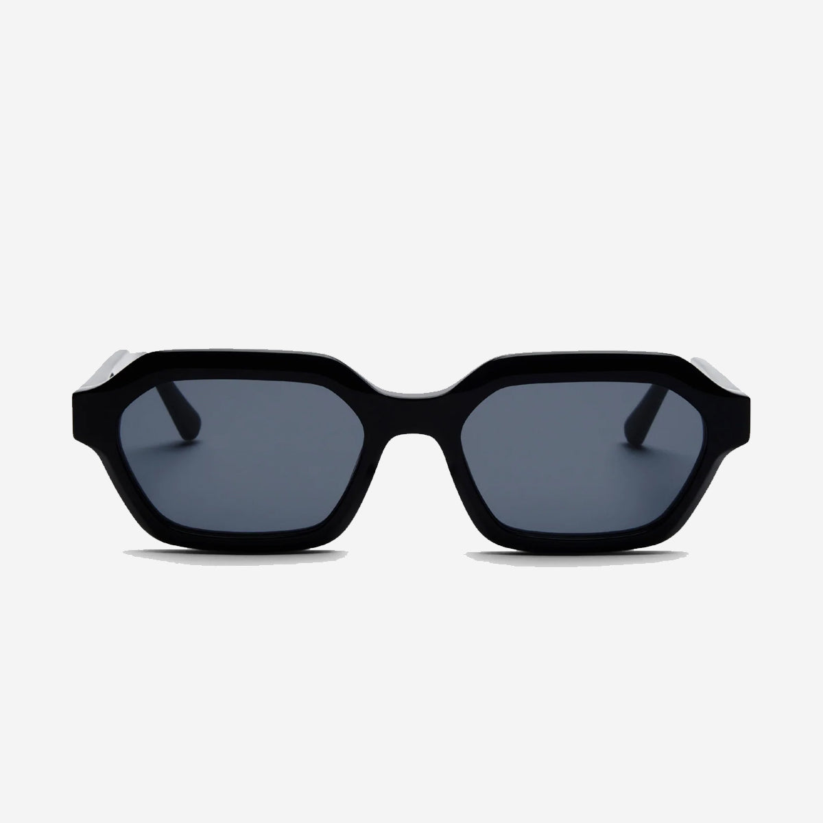 ANTHONY Hex Rectangle Sunglasses - Black/Grey Reveal