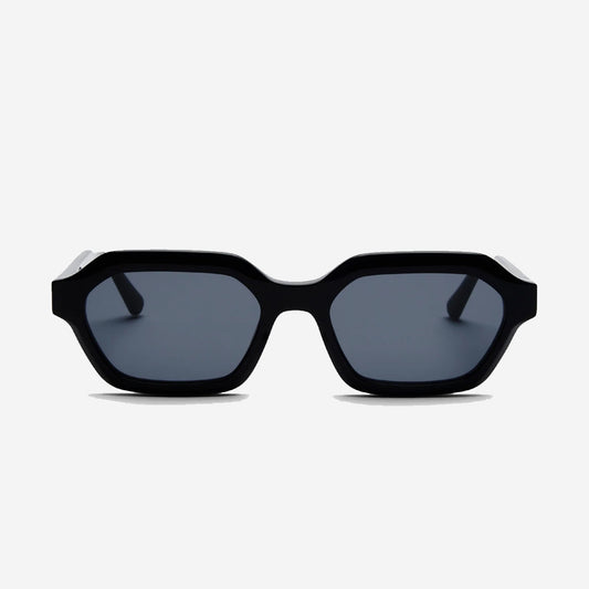 ANTHONY Hex Rectangle Sunglasses - Black/Grey Reveal