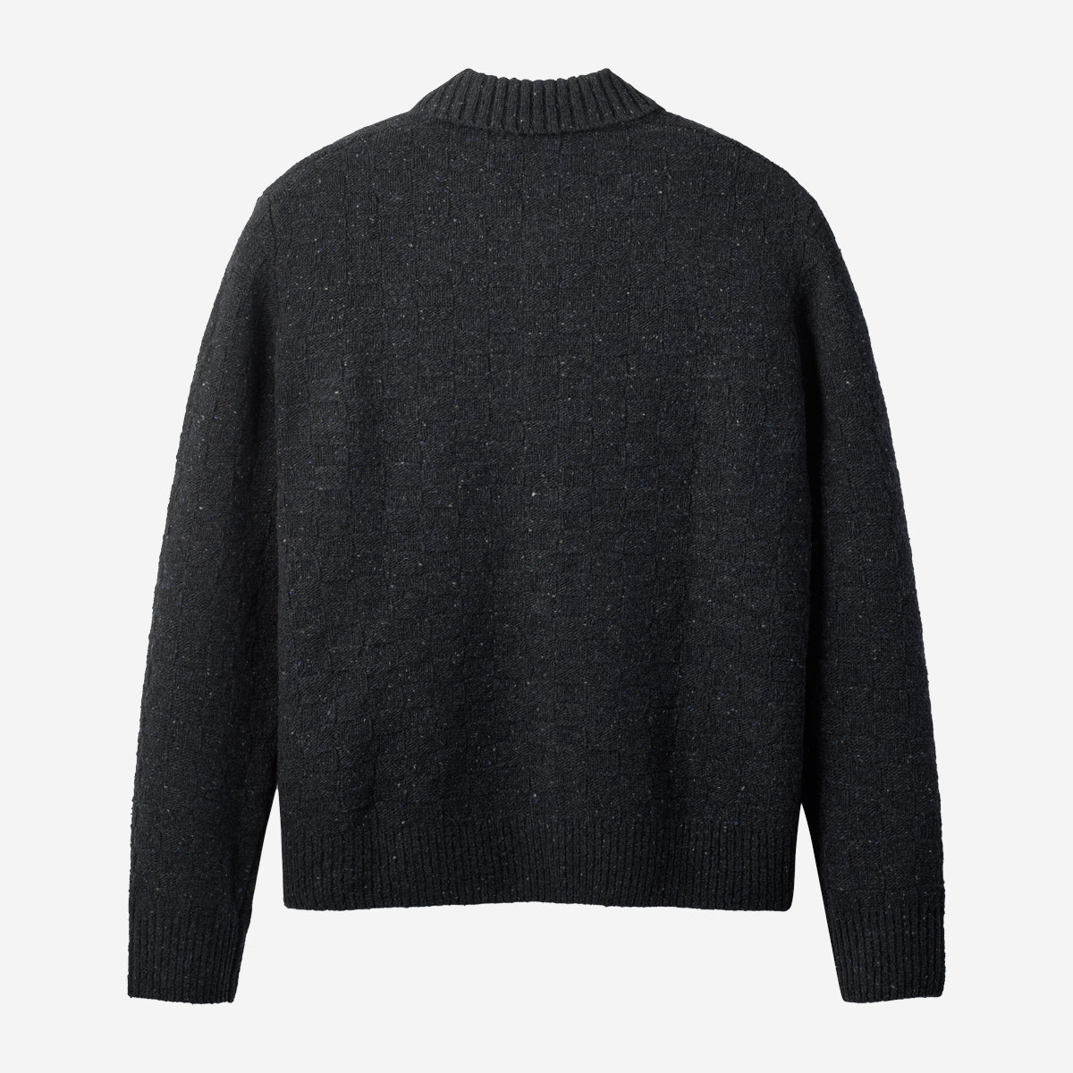 Area Wool Cardigan Jacket - Navy
