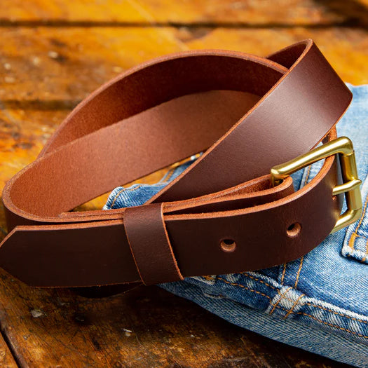 Ashfield Daily 9oz Leather Belt - Brown