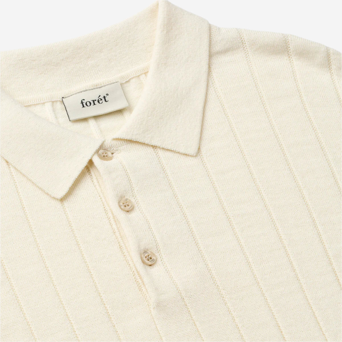 Astern Merino Knit S/S Polo - Cloud