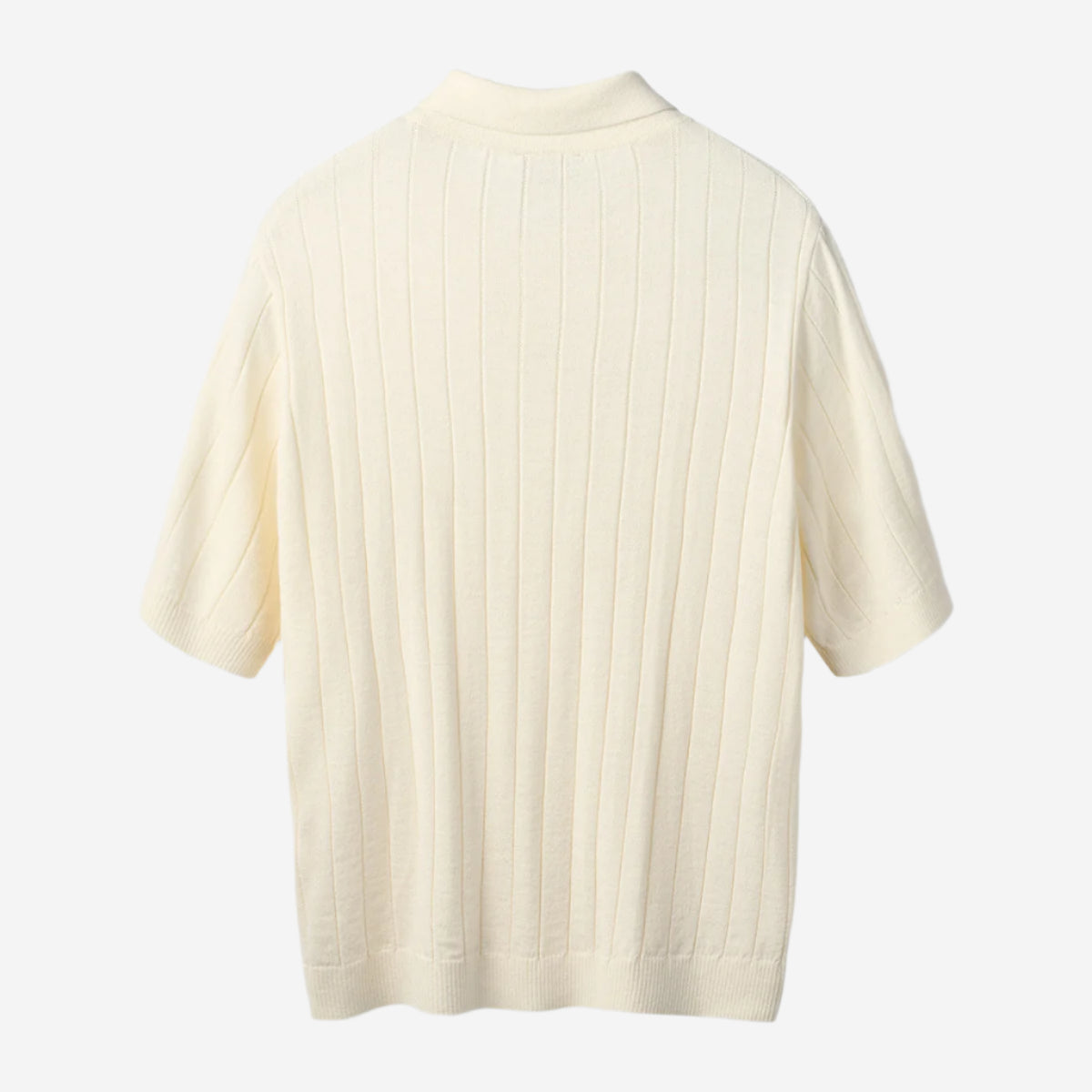 Astern Merino Knit S/S Polo - Cloud