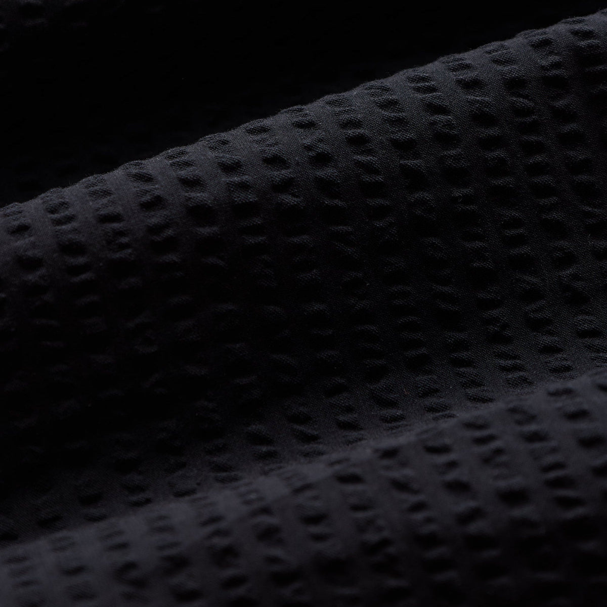 Atlantico Seersucker L/S Shirt - Black