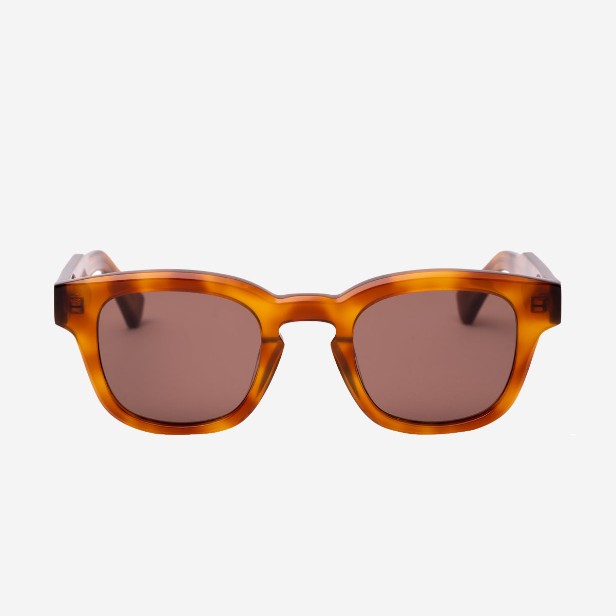 AUSTIN Round Sunglasses - Havana/Brown