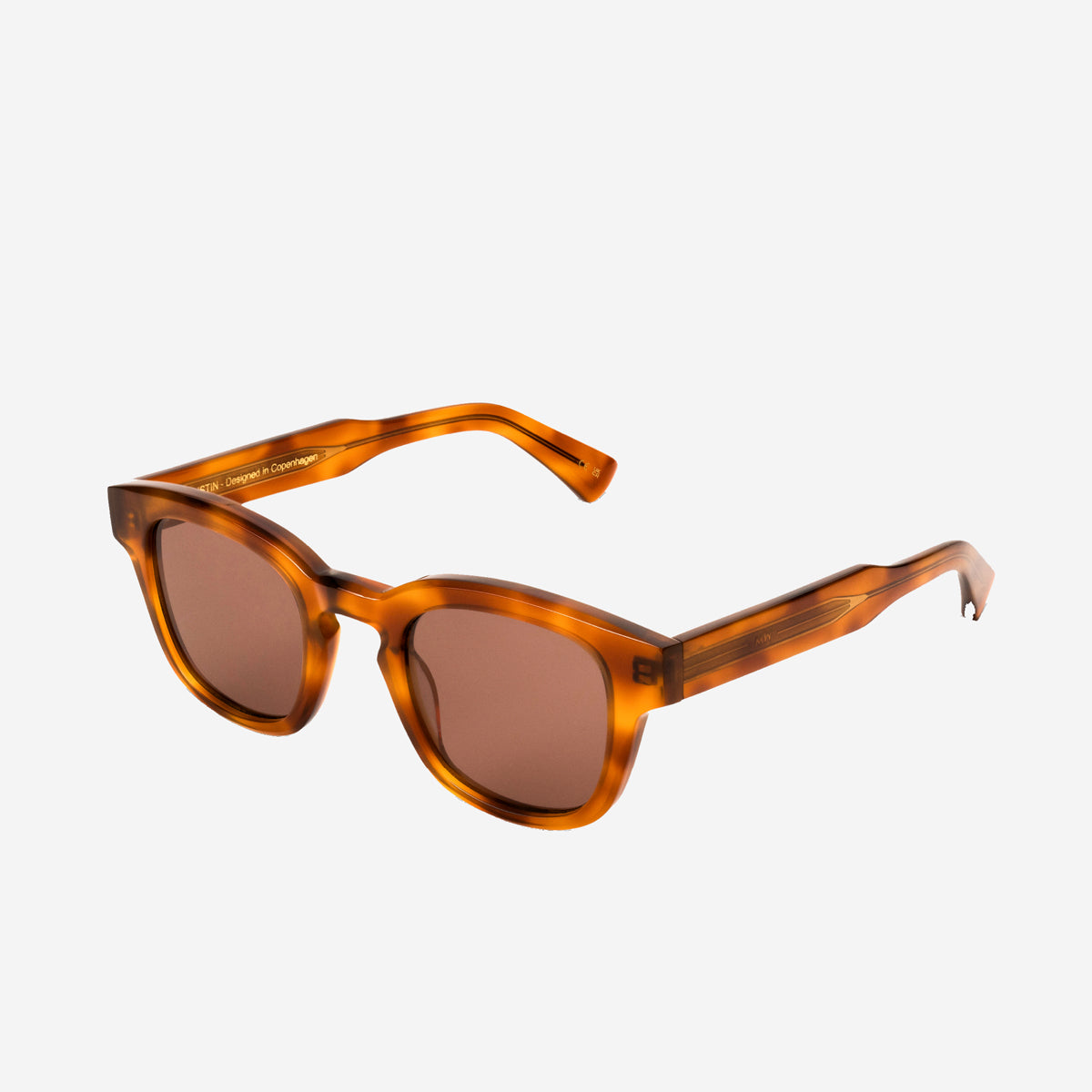 AUSTIN Round Sunglasses - Havana/Brown