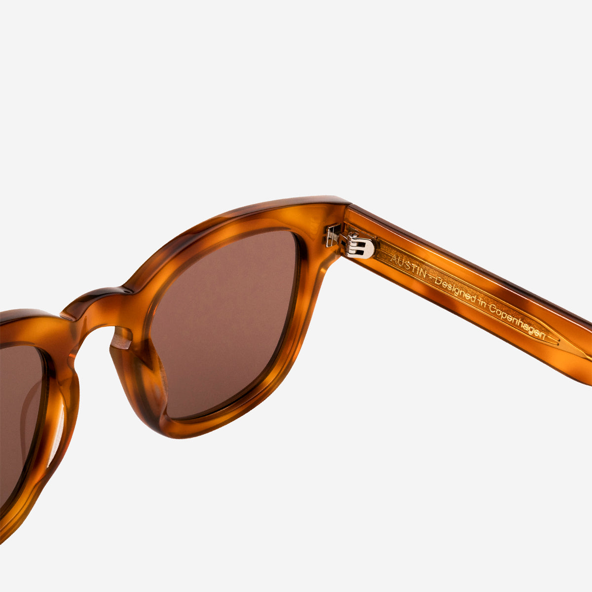AUSTIN Round Sunglasses - Havana/Brown