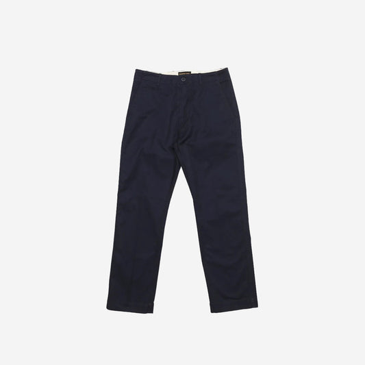 Axel Washed Gabardine Pant - Navy