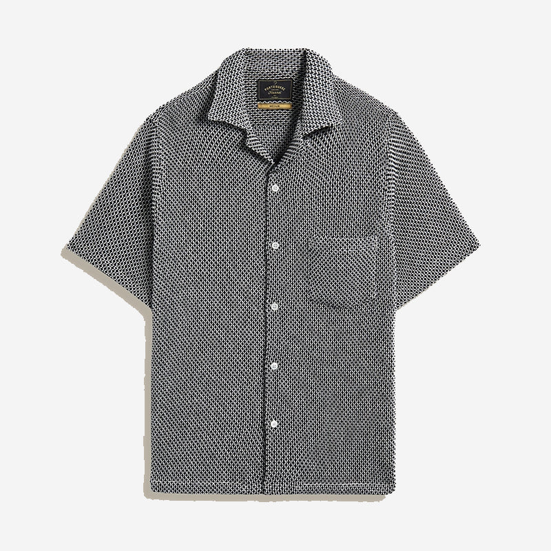 Agora Knit S/S Vacation Shirt - Black