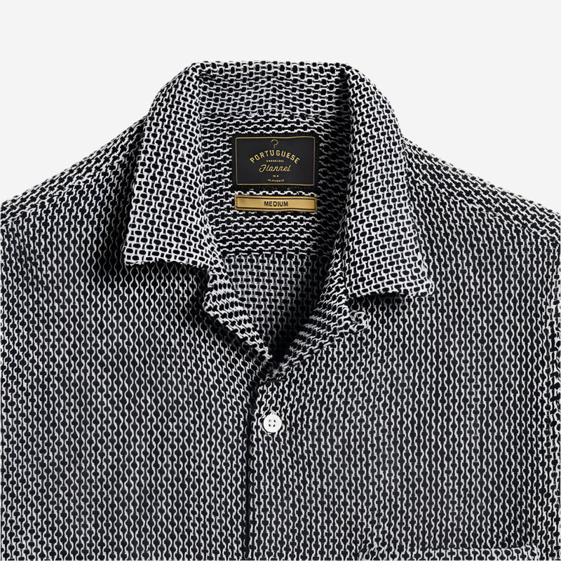 Agora Knit S/S Vacation Shirt - Black