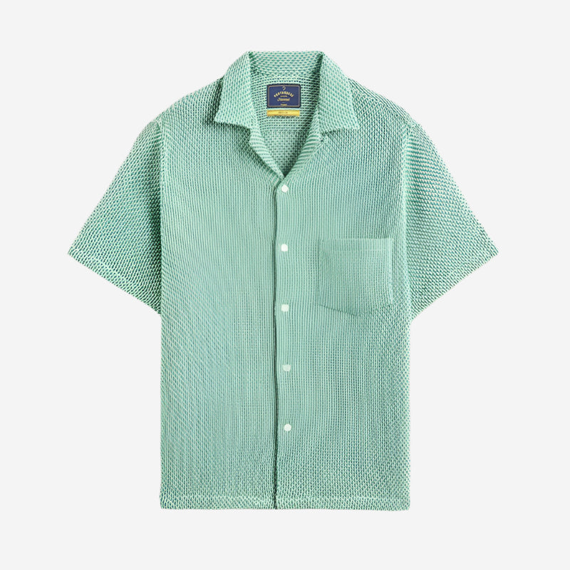 Agora Knit S/S Vacation Shirt - Green