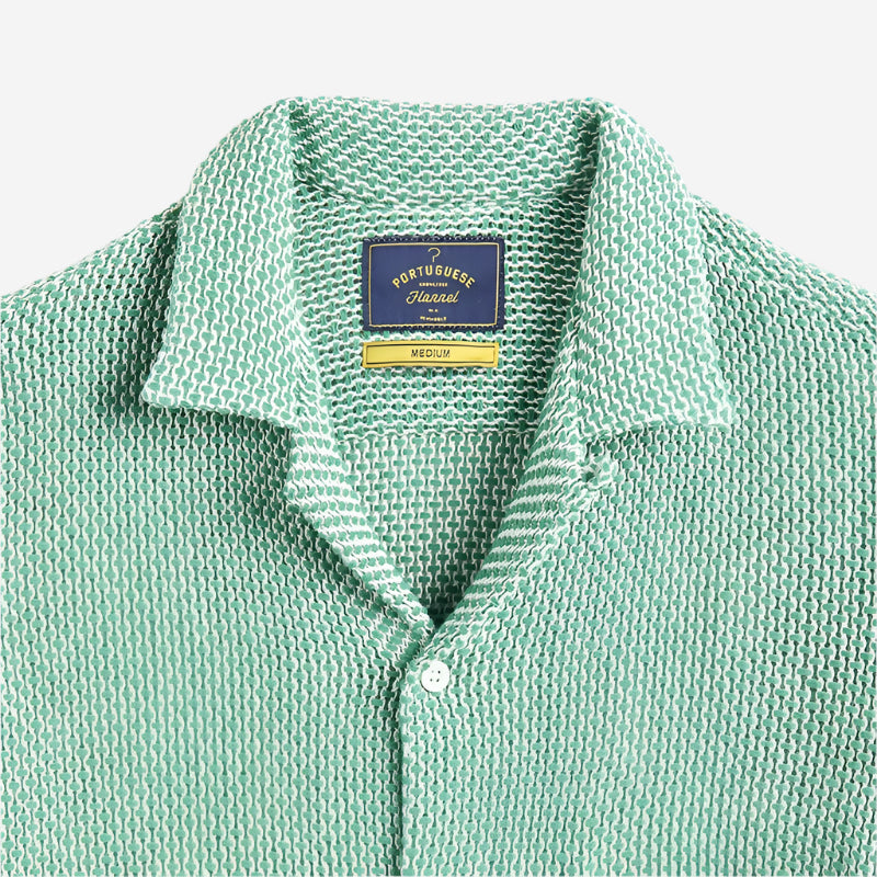 Agora Knit S/S Vacation Shirt - Green