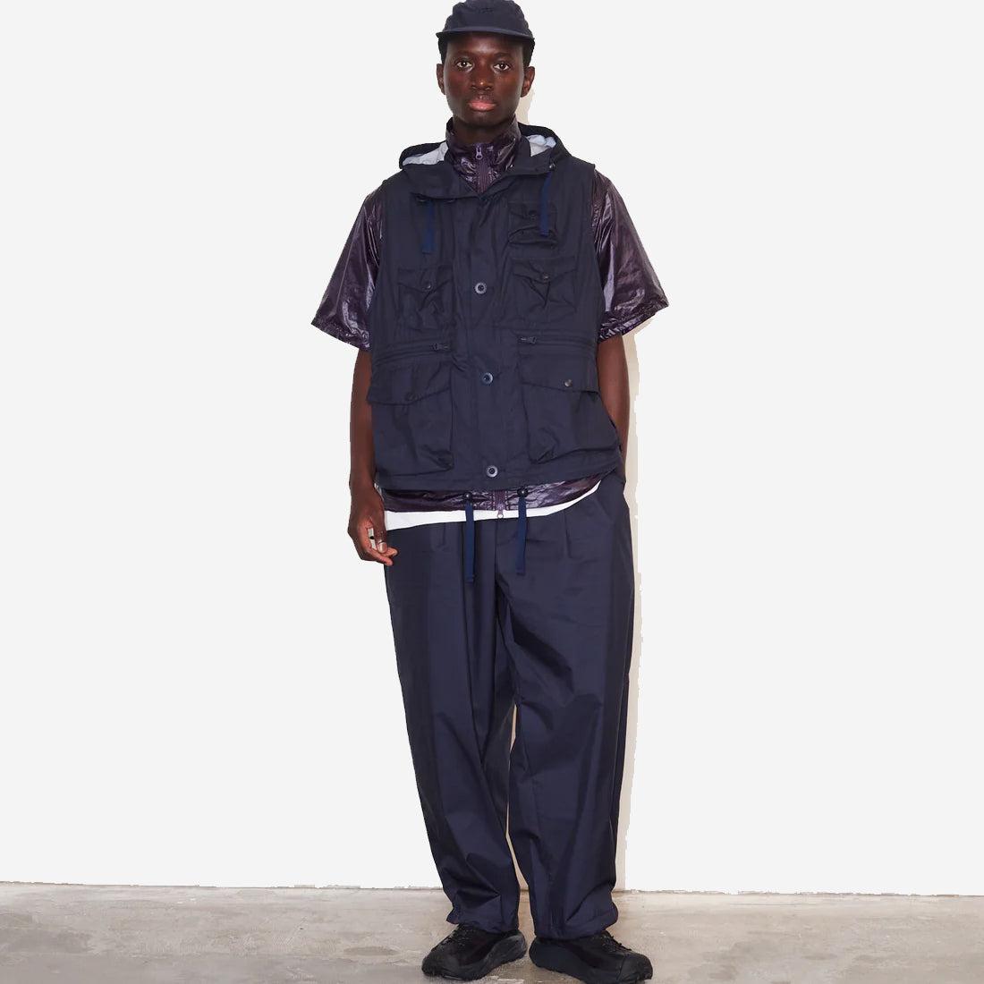 5-Way All Time Hang Out Shell - Navy/Purple